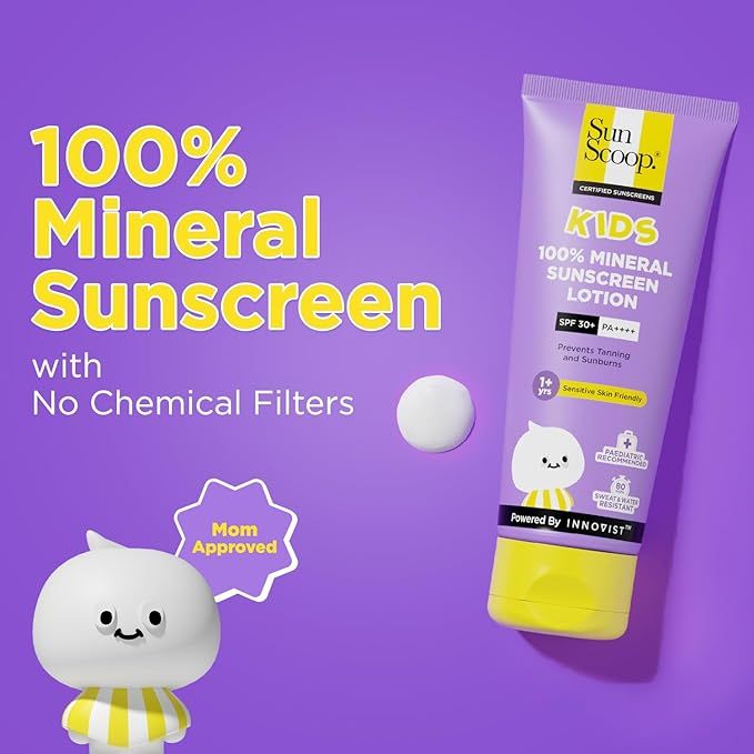 SunScoop%20Kids%20100%25%20Mineral%20Sunscreen%20Lotion%20SPF%2030+%20PA++++%20%7C%20Paediatrician%20Recommended%20%7C%20Prevents%20Tanning%20&%20Sunburn%20%7C%20Sweat%20&%20Water%20Resistant%20%7C%20Safe%20for%20Sensitive%20Skin%20%7C%20for%201+%20Years%20%7C%2075%20gm%20-%20Image%203