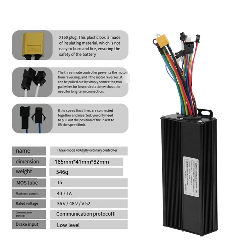 E-Bike Brushless Speed Motor Controller JN GD01 LCD Display E-Scooter