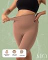 KILO Shapewear Mid-Thigh Shorts – Brown. 