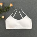 New Cotton Underwear Teenager Girls Bra Children Training Bras Vest 8-16Y Student Bra Wrapped Girls' Developing Sports Vest. 