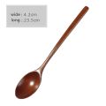 Wood Natural Flatware Beech Dining Porridge Wooden Spoons Spoons Soup spoon Teaspoon. 