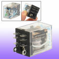 Relay Transparent Shell DC 12V-28V 10A Coil Power Relay 8 Pin. 