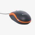 Black Lenovo M20 Mini Wired Optical Mouse. 