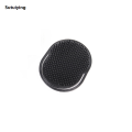 Sutuiying 1pcs silicone comb palm portable scalp massage black New style hair care travel portable brush hair styling tool. 
