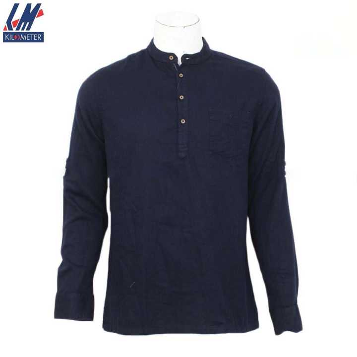 KILOMETER Front Buttom Casual Kurta Full Shirt For Men - 027