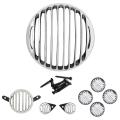 Royal Enfield Bullet Bike Light Cover 8 Pc. CHROME DESIGN. 