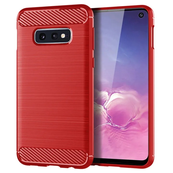 lthmy%20for%20Samsung%20Galaxy%20S10e%20Case%20Carbon%20Fiber%20TPU%20Soft%20Silicone%20Back%20Cover%20Armor%20Phone%20Case%20Casing%20-%20Image%204