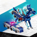 Magic Transformation Super Combination Car 2 in 1 Kids Magnetic Collision Transforming Car Diy Gift for Kids A. 