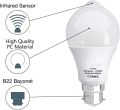 Osaka 7 Watt Pir Motion And Daylight Sensor LED Bulb- B22 Whiite. 