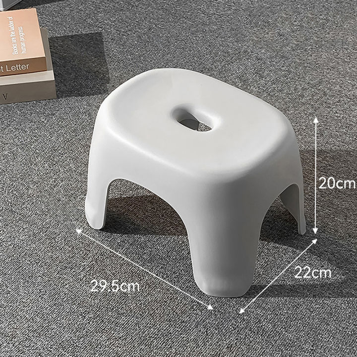 Bathroom Stools Shoe Stools Household Plastic Stool Thickened Stackable Small Benches Fishing Stool Children's Low Stool YUMAN