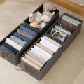 3Pcs Wardrobe Portable Clothes Organizing Storage Box | Storage Space Saver. 