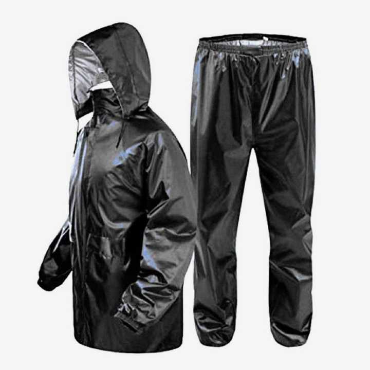 Men's Bike/Scooter Water Proof Solid Raincoat