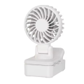 Portable Mini Clip Fan Rechargeable Cooling Fan Air Cooler with Adjustable Speeds A. 