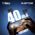(NEW LAUNCH) Asta WOLF RAPTOR True Wireless Earbuds | ANC Noise Cancellation | 100 Hours Playtime | 4-Mic ENC for Clear Calls | Bluetooth 5.3 | 40ms Low Latency Gaming Mode | Fast Charging. 