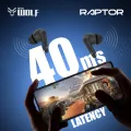(NEW LAUNCH) Asta WOLF RAPTOR True Wireless Earbuds | ANC Noise Cancellation | 100 Hours Playtime | 4-Mic ENC for Clear Calls | Bluetooth 5.3 | 40ms Low Latency Gaming Mode | Fast Charging. 