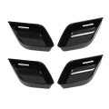 4Pcs Black Inner Door Handle Bowl Cover Trim for C E W214 S W223 GLC EQE EQS-Class 2021-2024 Door Bowl Replacement Parts. 