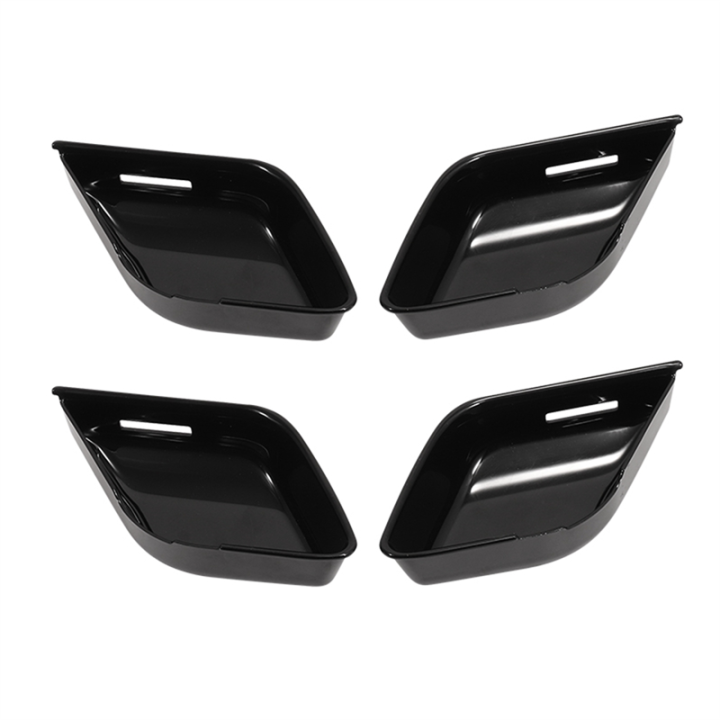 4Pcs Black Inner Door Handle Bowl Cover Trim for C E W214 S W223 GLC EQE EQS-Class 2021-2024 Door Bowl Replacement Parts
