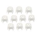 Kqueebee 20PCS PCB 9Pin Ceramic B9A Vacuum Tube Socket Audio HIFI DIY Amps for 12AX7 12AU7 12AT7, Golden-Plated & Silver-Plated. 