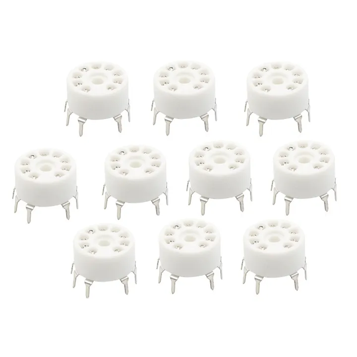 Kqueebee%2020PCS%20PCB%209Pin%20Ceramic%20B9A%20Vacuum%20Tube%20Socket%20Audio%20HIFI%20DIY%20Amps%20for%2012AX7%2012AU7%2012AT7,%20Golden-Plated%20&%20Silver-Plated%20-%20Image%203
