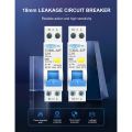 OYPFXMI 18MM 230V RCBO 1P+N 6KA Residual Current Differential Automatic Circuit Breaker with over Current Leakage Protection, 16A. 