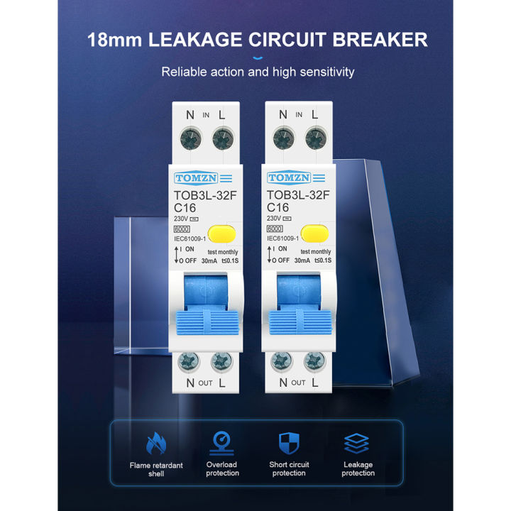 OYPFXMI%2018MM%20230V%20RCBO%201P+N%206KA%20Residual%20Current%20Differential%20Automatic%20Circuit%20Breaker%20with%20over%20Current%20Leakage%20Protection,%2016A%20-%20Image%205