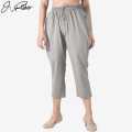J.Fisher Stretchable 3/4 Quarter Pant For Women - Grey | Multisize | Fashion | Quarter Pants For Women. 