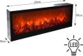 LED Wall Fireplace Table Fireplace Electric Fireplace with Realistic Flame Simulation Fireplace Fire Simulation. 