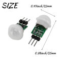 JAERBEE 10Pcs AM312 Mini Human Sensor Module IR Pyroelectric Infrared PIR Motion Sensor Detector Modules DC 2.7V to 12V. 