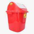 Red Color Gem Plastic Swing Dustbin 409. 