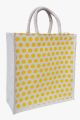 Arihant Eco Jute Tote Bag 16x14 Inch – Reusable Shopping & Gift Bag with Zipper For Women And Men. 