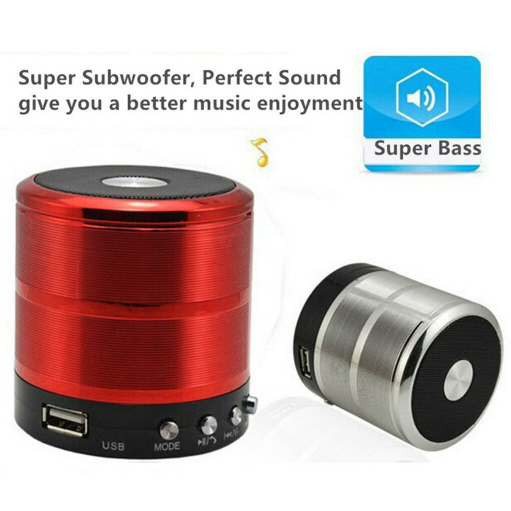 Ws-887 Mini Portable Bluetooth Speaker Music Mini Box Bluetooth Speaker ...