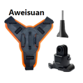 Aweisuan Action Camera Accessorie Helmet Strap For Gopro 13 12 11 10 9 Insta Bargain price 360 DJI Osmo Magnetic Adaptor Chin Strap Mount Holder Set. 