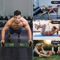 Foldable Push Up Board 14 In 1 Body Building Exercise Board Exercise gym Equipment For Men Women | Portable Pushup Board. 