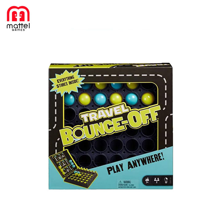 Mattel Games Travel Bounce-Off, Portable Kids Game