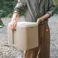 Naturehike Camping Mobile Toilet With Cover Outdoor Portable Removable Inside Barrel Trash Box Travel Urinal WC Toilet Seat. 