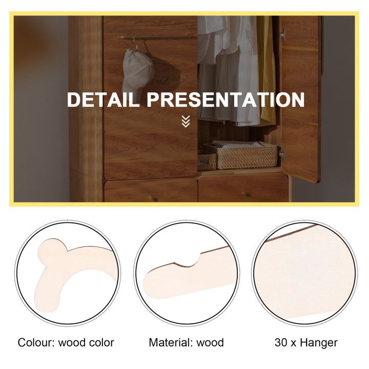 30%20Pcs%20Wooden%20Hanger%20for%20Baby%20Clothes%20Natural%20Wood%20Hanger%20for%20Baby%20Clothes%20Hanger%20Rack%20Room%20Nursery%20Decor%20for%20Kids%20-%20Image%205