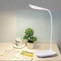 Study lamp Rechargeable Led Touch On Off Switch Student Study Reading Dimmer Led Table Lamps White Desk Light Lamp (Assorted Color). 