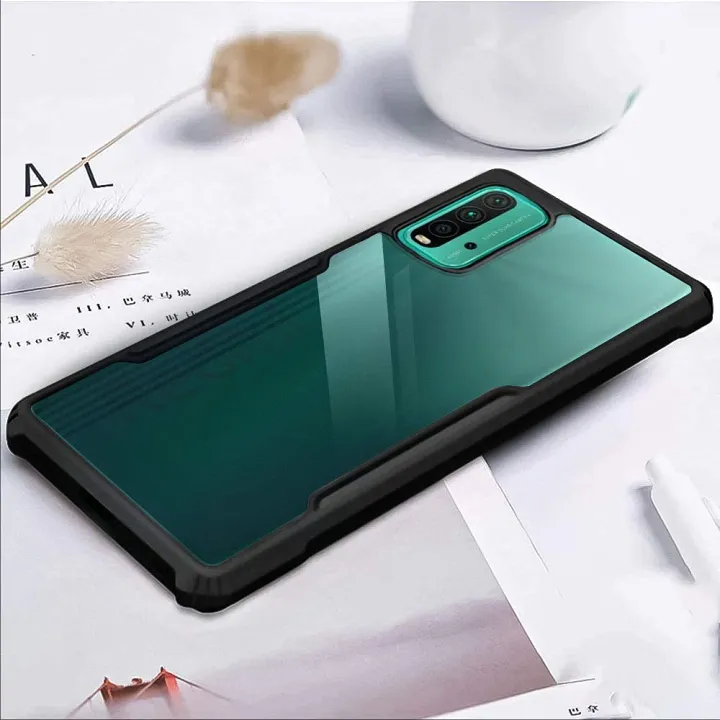 For%20Redmi%209%20Power%20Back%20Case%20-%20Shockproof%20Slim%20Hybrid%20Clear%20Transparent%20Phone%20Cover%20-%20Image%203