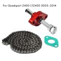 Cam Timing Chain & CNC Manual Tensioner for Suzuki Quadsport LTZ400 2003-2014. 