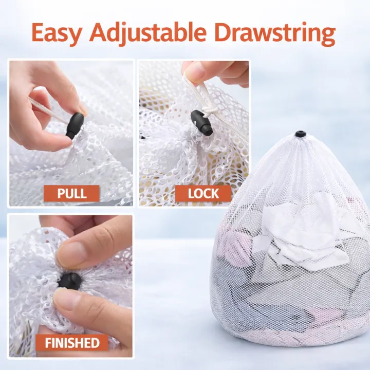 Adjustable%20Drawstring%20Mesh%20Laundry%20Bags%20Set%20-%20Large%20Capacity%20,%20Breathable%20,%20Thick%20Material%20for%20Washing%20Machine%20,%20Travel%20,%20Dorm%20,%20Apartment%20,%20Family%20(12%20inches)%20-%20Image%205