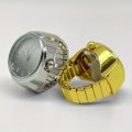 Vylon 1PC Advanced Cool Wind Watchable Time Ring Watch, Small and Popular Round Pointer Finger Watch Exclusive. 