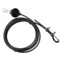 (GGBR) 2.5Meters Gym Adjustable Cable Wire Rope Heavy Duty Steel Replacement Parts for Home Gym Fitness Cable. 