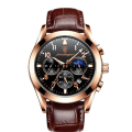 Difutagui POEDAGAR Men Watches 2021 New Fashion Leather Waterproof Luminous Original Top Brand Luxury Mens Quartz Wristwatch Relogio Masculino. 