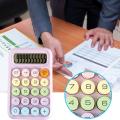 Desktop Calculator with Big Buttons Large Display Screen Battery Powered Calculator Portable Digital Display Student Calculator. 