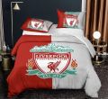 Liverpool Football Club King Bedsheet with Pillowcase Set. 