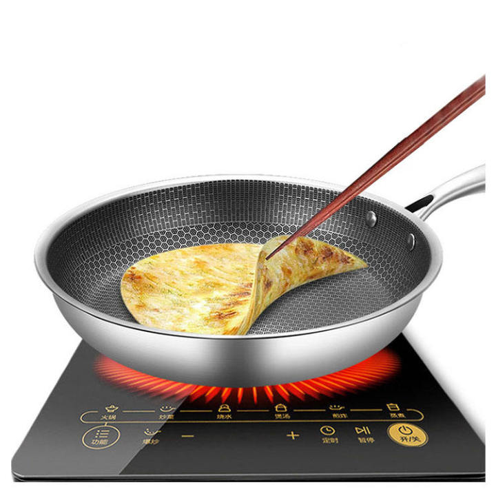 Honeycomb%20Structure%20Hex%20Design%20Non-stick%20%20Fry%20Pan%2024%20cm%20Stainless%20Steel%20-%20Image%208