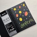 Brustro Black Sketchbook, Wiro Bound, Size A5, 200GSM (40 Sheets) 80 Pages. 