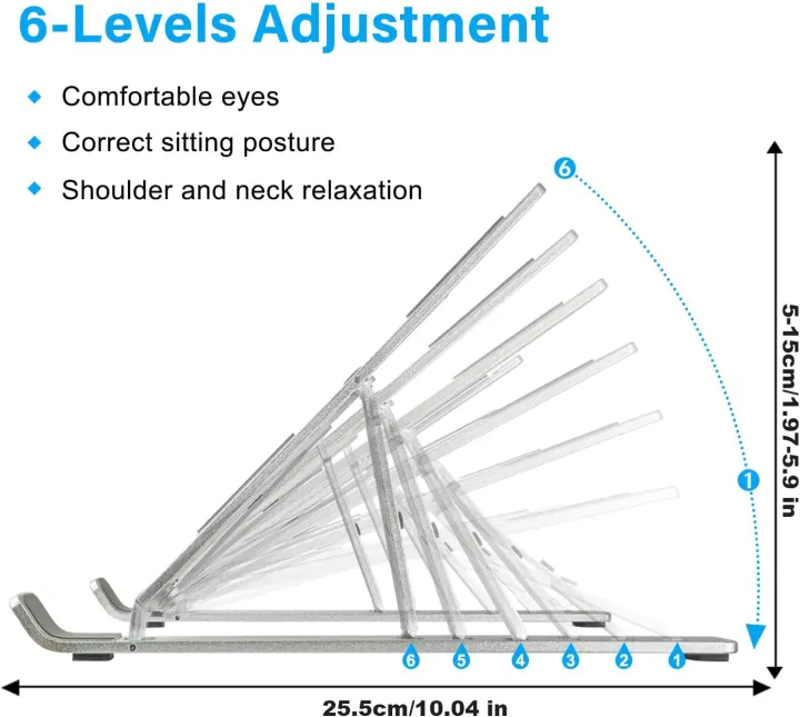 Aluminum%20Alloy%20Metal%20Adjustable%20Laptop%20Stand%20for%2010%20to%2017%20Inches%20Macbook/Laptops/Tab%20-%20Image%206