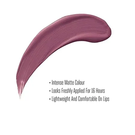 Lakme Forever Matte Liquid Lip Colour Mauve Fling 5.6ml BOGO