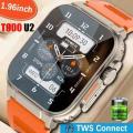 Wireless Charging Smart T Music Game Men's Women's New NFC2 Smart Watch T900 U Original New Watch 49mm 2024 GPS Tracking Bluetooth Calls B Watch. 